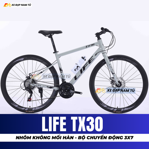  XE ĐẠP TOURING LIFE TX30 KHUNG NHÔM KHÔNG MỐI HÀN, TIẾNG NỔ LỚN 