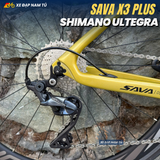  Xe Đạp Đua Sava X3 Plus – Full Carbon, Group Shimano Ultegra R8000 Japan 