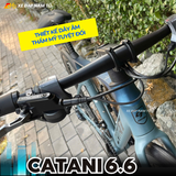  XE ĐẠP TOURING CATANI CA 6.6 - KHUNG ĐÚC NGUYÊN KHỐI, GROUP SHIMANO CLARIS, PHANH DẦU, CỐI NỔ LỚN 