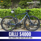  XE  ĐẠP TOURING CALLI S4000 - KHUNG NHÔM, CÀNG NHÔM SIÊU NHẸ, CỐI NỔ LỚN 