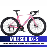  XE ĐẠP ĐUA MILESCO RX-S GHI ĐÔNG CÁ MẬP, TRỤC CỐT RỖNG, TAY ĐỀ LẮC 