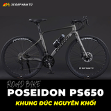  XE ĐẠP ĐUA POSEIDON PS650 - KHUNG ĐÚC NGUYÊN KHỐI, TAY ĐỀ LẮC, CỐI NỔ LỚN CHUẨN XE ĐUA 