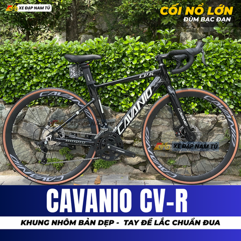 XE ĐẠP ĐUA CAVANIO CV-R KHUNG NHÔM KHÔNG MỐI HÀN, CỐI NỔ LỚN, TAY ĐỀ LẮC CHUẨN ĐUA 