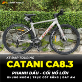 XE ĐẠP TOURING CATANI CA 8.3, CỐI NỔ ARC, PHANH DẦU THỦY LỰC SHIMANO MT200 