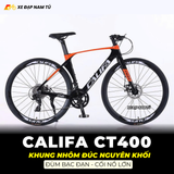  XE ĐẠP TOURING CALIFA CT400 – KHUNG NHÔM ĐÚC NGUYÊN KHỐI, CỐI NỔ LỚN, ĐÙM BẠC ĐẠN 