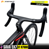  Xe Đạp Đua SAVA EX7 ST R7000 | Khung Nhôm UCI, Shimano 105, Phanh Dầu Thủy Lực, Cối Nổ Lớn 