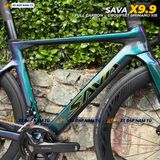  XE ĐẠP ĐUA SAVA X9.9 - FULL CARBON, SHIMANO 105 R7120 JAPAN 