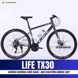  XE ĐẠP TOURING LIFE TX30 KHUNG NHÔM KHÔNG MỐI HÀN, TIẾNG NỔ LỚN 