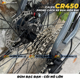  XE ĐẠP ĐUA CALIFA CR450, KHUNG SƯỜN MAGIE ĐÚC NGUYÊN KHỐI, NÂNG CẤP CỐI NỔ LỚN 