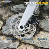  XE ĐẠP TOURING TWITTER T10 RS24 [2026] THIẾT KẾ CỔ GẬP, TAY LÁI THẲNG, GROUP RETROSPEC 2X13, PHANH DẦU THỦY LỰC 