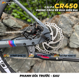  XE ĐẠP ĐUA CALIFA CR450, KHUNG SƯỜN MAGIE ĐÚC NGUYÊN KHỐI, NÂNG CẤP CỐI NỔ LỚN 