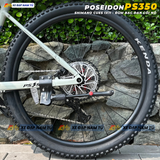  XE ĐẠP ĐỊA HÌNH POSEIDON PS350  GHI ĐÔNG LIỀN NGUYÊN KHỐI, ĐÙM BẠC ĐẠN CỐI NỔ LỚN 
