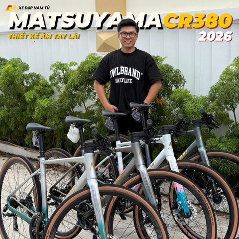  Xe Đạp Touring Matsuyama 2026, Khung Nhôm, Cối nổ Lớn, Group Shimano Nhật Bản 
