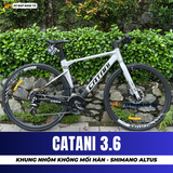  XE ĐẠP TOURING CATANI 3.6 KHUNG NHÔM KHÔNG MỐI HÀN, PHANH DẦU THỦY LỰC, SHIMANO ALTUS 