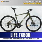 XE ĐẠP TOURING LIFE TX800 GROUPSET SHIMANO SORA, PHANH DẦU THỦY LỰC 