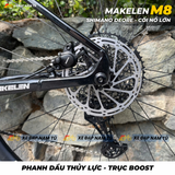  Xe Đạp MAKELEN M8 29 Inch Khung Nhôm Cao Cấp, Phuộc Hơi, Group Shimano Deore Nhật Bản 