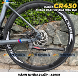  XE ĐẠP ĐUA CALIFA CR450, KHUNG SƯỜN MAGIE ĐÚC NGUYÊN KHỐI, NÂNG CẤP CỐI NỔ LỚN 