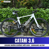  XE ĐẠP TOURING CATANI 3.6 KHUNG NHÔM KHÔNG MỐI HÀN, PHANH DẦU THỦY LỰC, SHIMANO ALTUS 