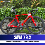  XE ĐẠP ĐUA SAVA X9.2 FULL CARBON, GROUPSET SHIMANO 105 R7000 