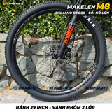  Xe Đạp MAKELEN M8 29 Inch Khung Nhôm Cao Cấp, Phuộc Hơi, Group Shimano Deore Nhật Bản 
