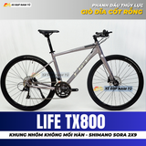  XE ĐẠP TOURING LIFE TX800 GROUPSET SHIMANO SORA, PHANH DẦU THỦY LỰC 