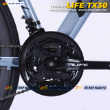  XE ĐẠP TOURING LIFE TX30 KHUNG NHÔM KHÔNG MỐI HÀN, TIẾNG NỔ LỚN 