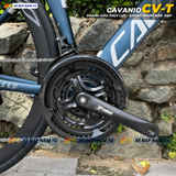  XE ĐẠP TOURING CAVANIO CV-T KHUNG NHÔM KHÔNG MỐI HÀN, CỐI NỔ LỚN, PHANH DẦU THỦY LỰC 