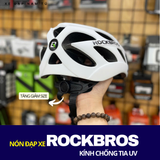  NÓN BẢO HIỂM XE ĐẠP ROCKBROS CAO CẤP, KÈM KÍNH CHỐNG UV 