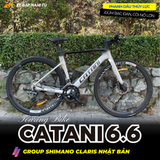  XE ĐẠP TOURING CATANI CA 6.6 - KHUNG ĐÚC NGUYÊN KHỐI, GROUP SHIMANO CLARIS, PHANH DẦU, CỐI NỔ LỚN 