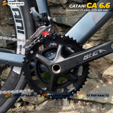  XE ĐẠP TOURING CATANI CA 6.6 - KHUNG ĐÚC NGUYÊN KHỐI, GROUP SHIMANO CLARIS, PHANH DẦU, CỐI NỔ LỚN 