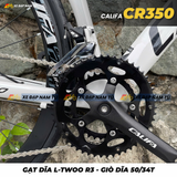  XE ĐẠP ĐUA CALIFA CR350 [2026] CỐI NỔ LỚN, KHUNG NHÔM, TAY ĐỀ LẮC 