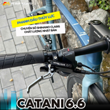 XE ĐẠP TOURING CATANI CA 6.6 - KHUNG ĐÚC NGUYÊN KHỐI, GROUP SHIMANO CLARIS, PHANH DẦU, CỐI NỔ LỚN 
