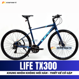  XE ĐẠP TOURING LIFE TX300 THIẾT KẾ CỔ GẬP THÔNG TIN, KHUNG SƯỜN KHÔNG MỐI HÀN 