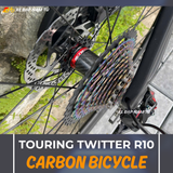  XE ĐẠP TOURING TWITTER R10, R5 KHÔNG TEM [2025] THIẾT KẾ NÂNG HẠ TAY LÁI THÔNG MINH 