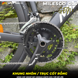  XE ĐẠP ROAD MILESCO GL-S gen 2 - NÂNG CẤP TRỤC CỐT RỖNG, GROUP SENSAH IGNITE, KHUNG NHÔM, CỐI NỔ LỚN 