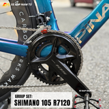 XE ĐẠP ĐUA PINARELLO DOGMA F14 [Xanh đổi màu] GROUP SHIMANO 105 JAPAN, VÀNH CARBON PRINCETON 