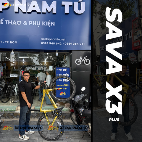  Xe Đạp Đua Sava X3 Plus – Full Carbon, Group Shimano Ultegra R8000 Japan 