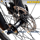  XE ĐẠP ĐỊA HÌNH LIFE MX3000 PHANH DẦU THỦY LỰC, GROUPSET SHIMANO, KHUNG NHÔM KHÔNG MỐI HÀN 