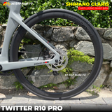  XE ĐẠP ĐUA TWITTER R10 PRO KHUNG CARBON, GROUP SHIMANO CLARIS NHẬT BẢN 