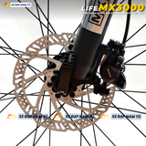  XE ĐẠP ĐỊA HÌNH LIFE MX3000 PHANH DẦU THỦY LỰC, GROUPSET SHIMANO, KHUNG NHÔM KHÔNG MỐI HÀN 