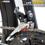  XE ĐẠP TOURING LIFE TX800 GROUPSET SHIMANO SORA, PHANH DẦU THỦY LỰC 