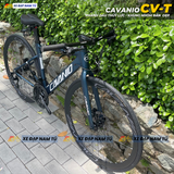  XE ĐẠP TOURING CAVANIO CV-T KHUNG NHÔM KHÔNG MỐI HÀN, CỐI NỔ LỚN, PHANH DẦU THỦY LỰC 