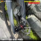  XE ĐẠP ĐUA TWITTER R10 PRO KHUNG CARBON, GROUP SHIMANO CLARIS NHẬT BẢN 