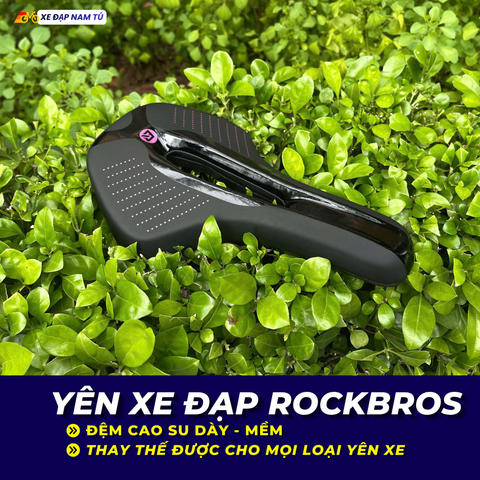  YÊN XE ĐẠP THỂ THAO ROCKBROS – THIẾT KẾ CÔNG THÁI HỌC, ÊM ÁI, GIẢM ÁP LỰC KHI ĐẠP XE 