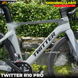  XE ĐẠP ĐUA TWITTER R10 PRO KHUNG CARBON, GROUP SHIMANO CLARIS NHẬT BẢN 