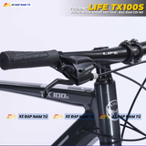  XE ĐẠP TOURING LIFE TX100S KHUNG NHÔM KHÔNG MỐI HÀN, ĐÙM BẠC ĐẠN CỐI NỔ 
