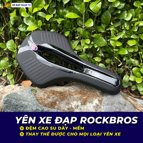  YÊN XE ĐẠP THỂ THAO ROCKBROS – THIẾT KẾ CÔNG THÁI HỌC, ÊM ÁI, GIẢM ÁP LỰC KHI ĐẠP XE 