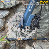  XE ĐẠP TOURING CAVANIO CV-T KHUNG NHÔM KHÔNG MỐI HÀN, CỐI NỔ LỚN, PHANH DẦU THỦY LỰC 