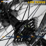  XE ĐẠP TOURING LIFE TX100S KHUNG NHÔM KHÔNG MỐI HÀN, ĐÙM BẠC ĐẠN CỐI NỔ 