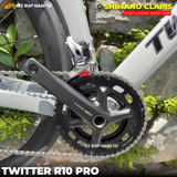  XE ĐẠP ĐUA TWITTER R10 PRO KHUNG CARBON, GROUP SHIMANO CLARIS NHẬT BẢN 